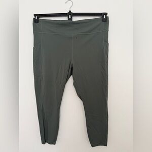 Lululemon Invigorate Olive Green Leggings
